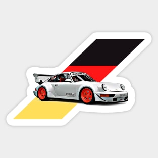 Rauh-Welt 911 Turbo German Print Sticker